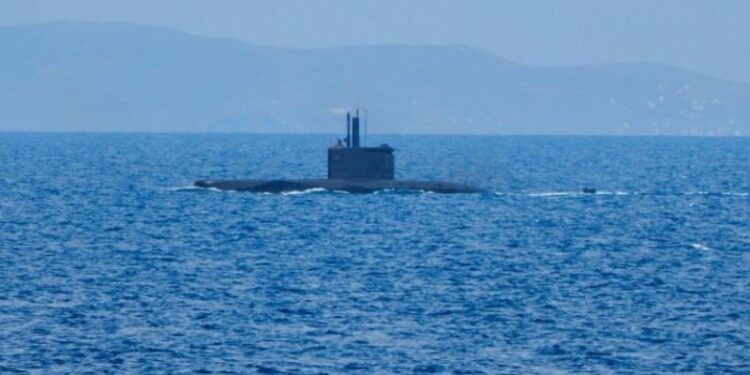 Όταν το υποβρύχιο αναδύθηκε στο Καστελλόριζο