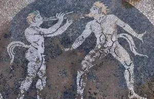 Aπό το ψηφιδωτό δάπεδο φωτο ΥΠΠΟ δια του ΑΠΕ-ΜΠΕ