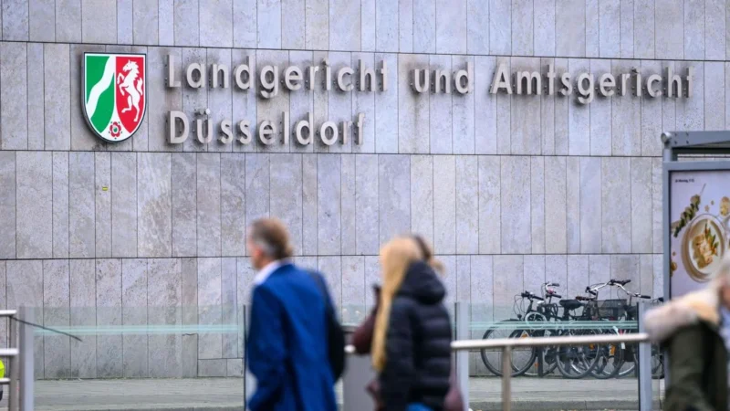 Οι κατηγορίες που απαγγέλθηκαν από την Εισαγγελία του Ντίσελντορφ θα εκδικαστούν στο περιφερειακό δικαστήριο. © FUNKE Photo Services | Όλαφ Φούρμαν