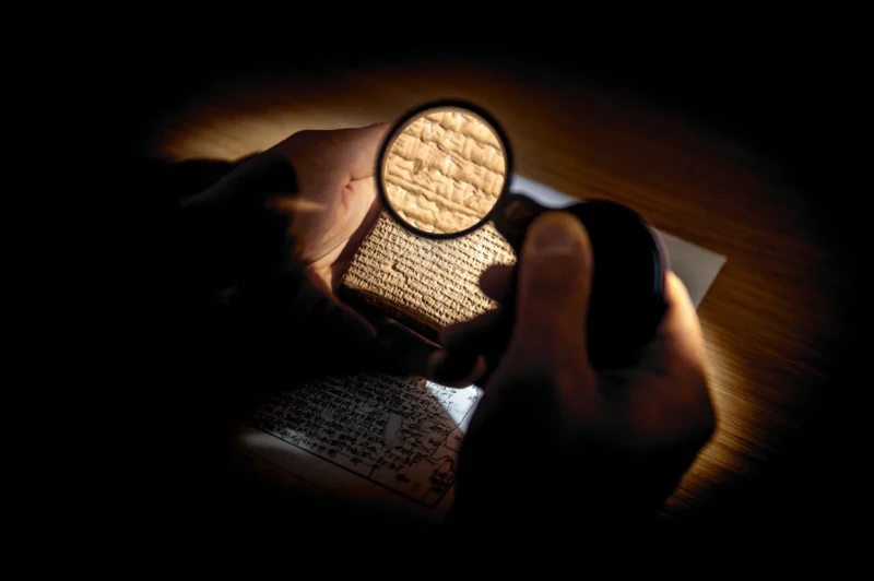 Το έργο «Fragmentarium» ψηφιοποιεί δεκάδες χιλιάδες σφηνοειδείς γραφές. Φωτογραφία: Ludwig-Maximilians-Universität